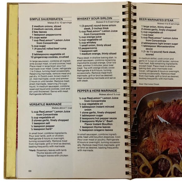Realemon Recipe Collection Spiral-Bound Cookbook 50th Anniversary Edition 1984 - Picture 12 of 15